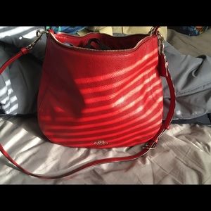 Red Coach Crossbody